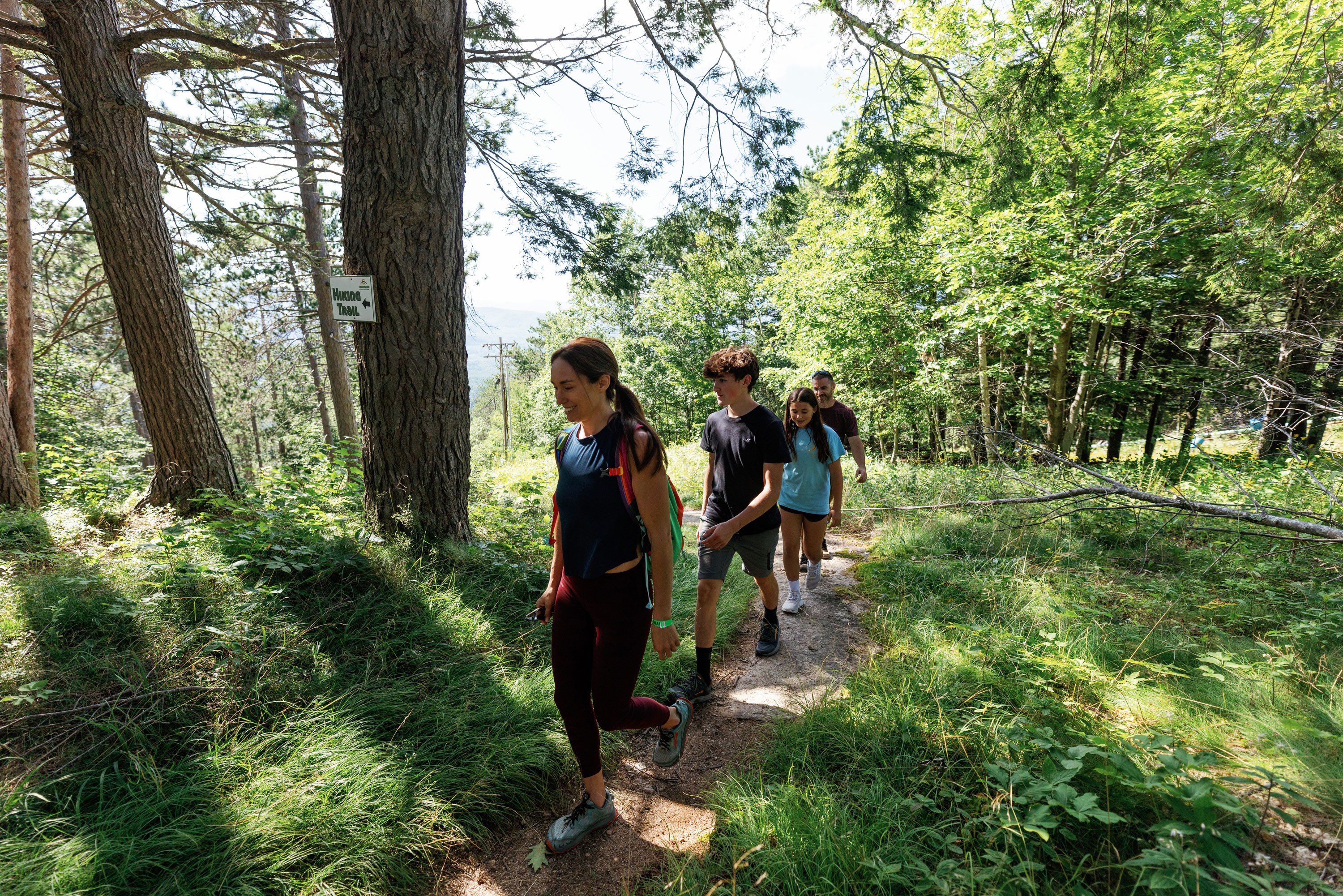 Hiking Family